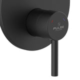 PULSE ShowerSpas 3005-RIVD-MB Two Way Tru-Temp Pressure Balance 1/2" Rough-In Valve with Matte Black Trim Kit