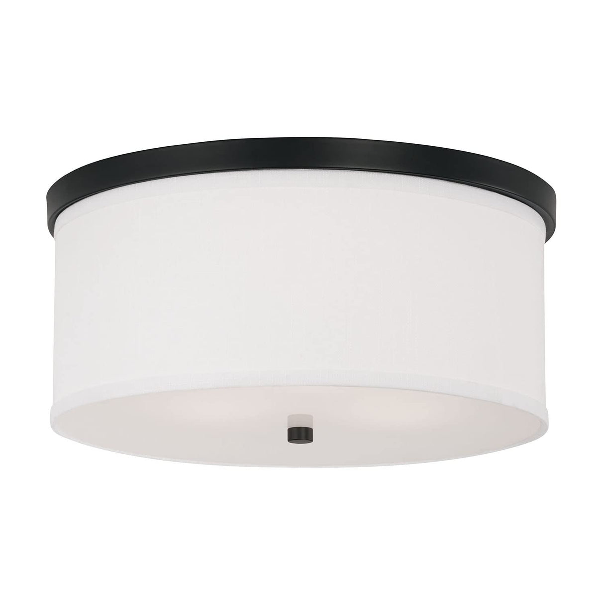 Capital Lighting 2015MB-480 Midtown 3 Light Flush Mount Matte Black