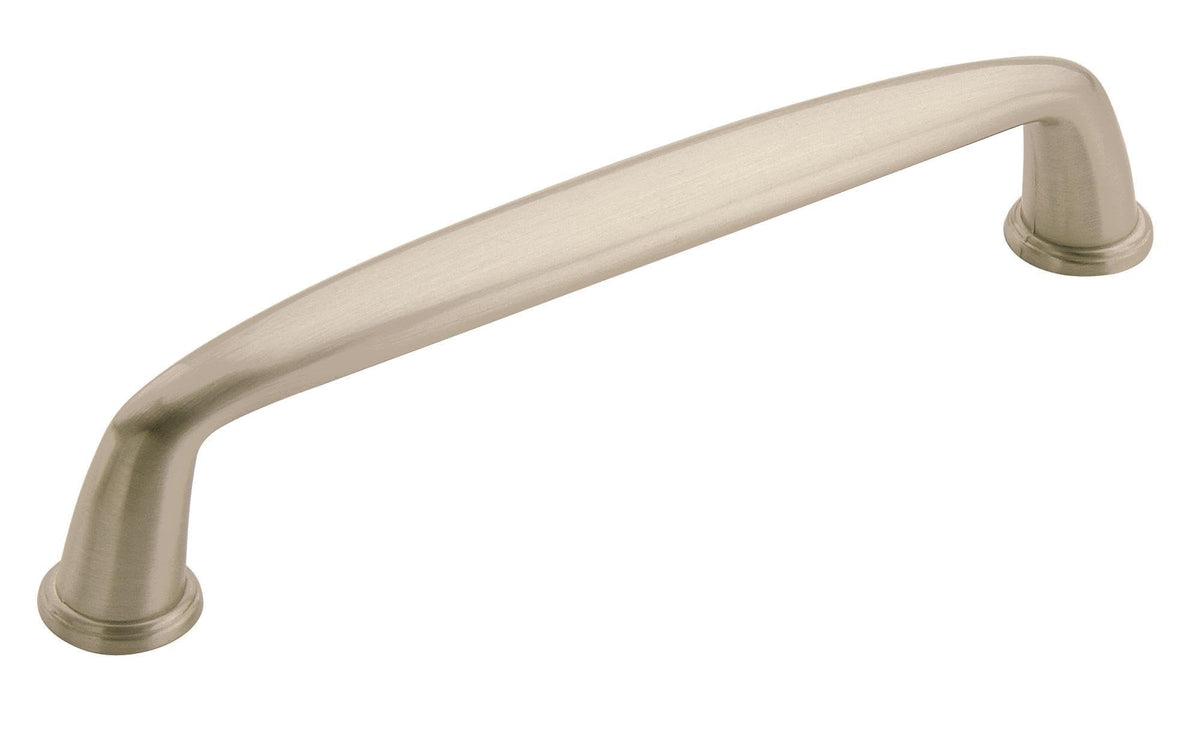 Amerock Cabinet Pull Satin Nickel 5-1/16 inch (128 mm) Center to Center Kane 1 Pack Drawer Pull Drawer Handle Cabinet Hardware
