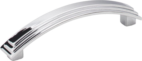 Elements 351-96BNBDL 96 mm Center-to-Center Brushed Pewter Arched Calloway Cabinet Pull