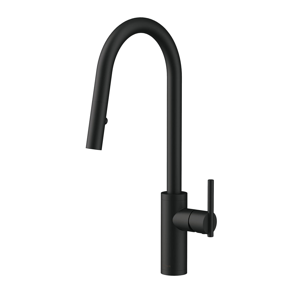 Gerber D454058BS Parma Cafe Single Handle Pull-down Kitchen Faucet - Satin Black