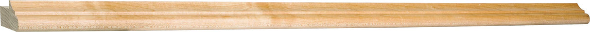Hardware Resources FLT4OK 5/8" D x 4" H Oak Fluted Moulding
