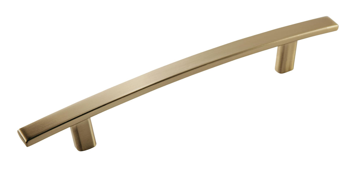 Amerock Cabinet Pull Golden Champagne 5-1/16 inch (128 mm) Center to Center Cyprus 1 Pack Drawer Pull Drawer Handle Cabinet Hardware
