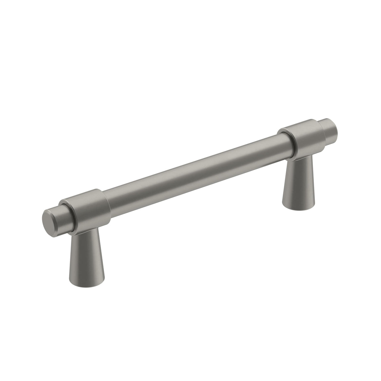 Amerock Cabinet Pull Satin Nickel 3-3/4 inch (96 mm) Center-to-Center Destine 1 Pack Drawer Pull Cabinet Handle Cabinet Hardware
