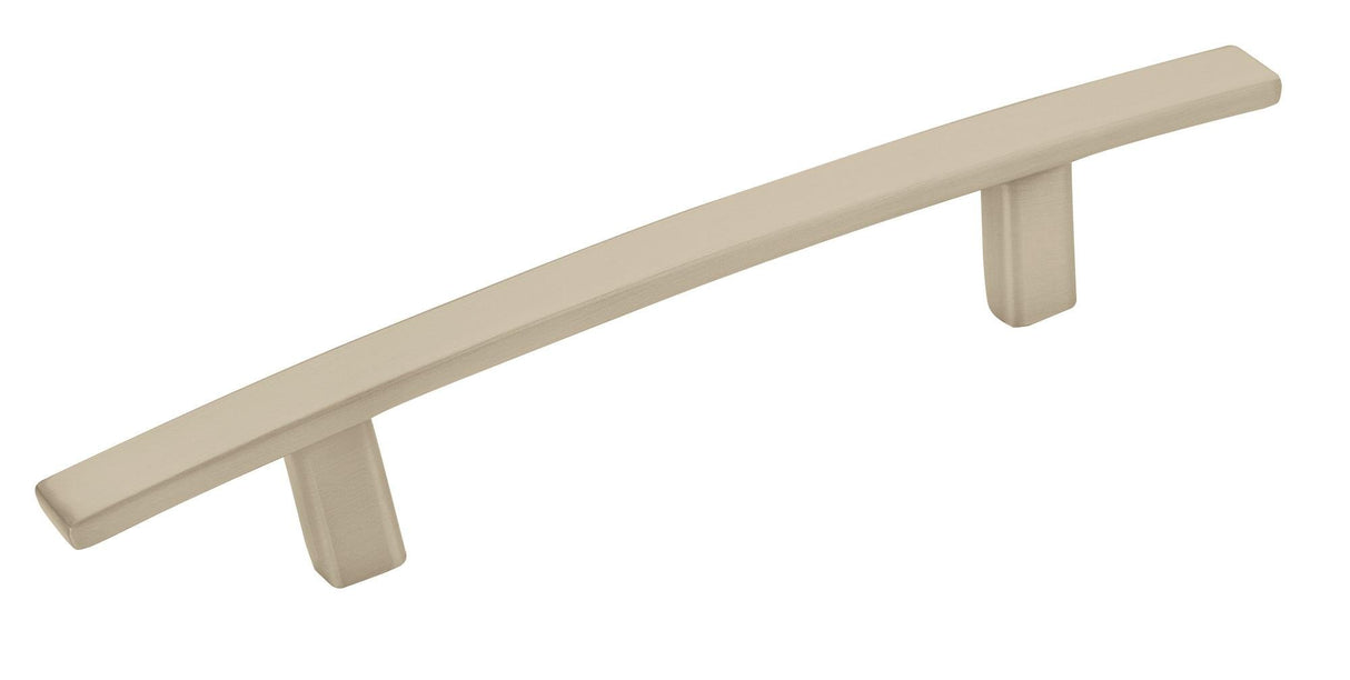 Amerock Cabinet Pull Satin Nickel 3-3/4 inch (96 mm) Center to Center Cyprus 1 Pack Drawer Pull Drawer Handle Cabinet Hardware