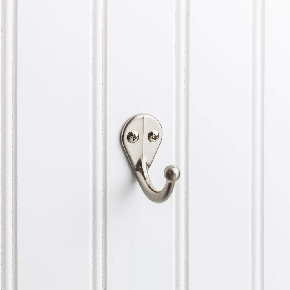 Elements YS05-175SN 1-3/4" Satin Nickel Traditional Single Prong Ball End Wall Mounted Hook