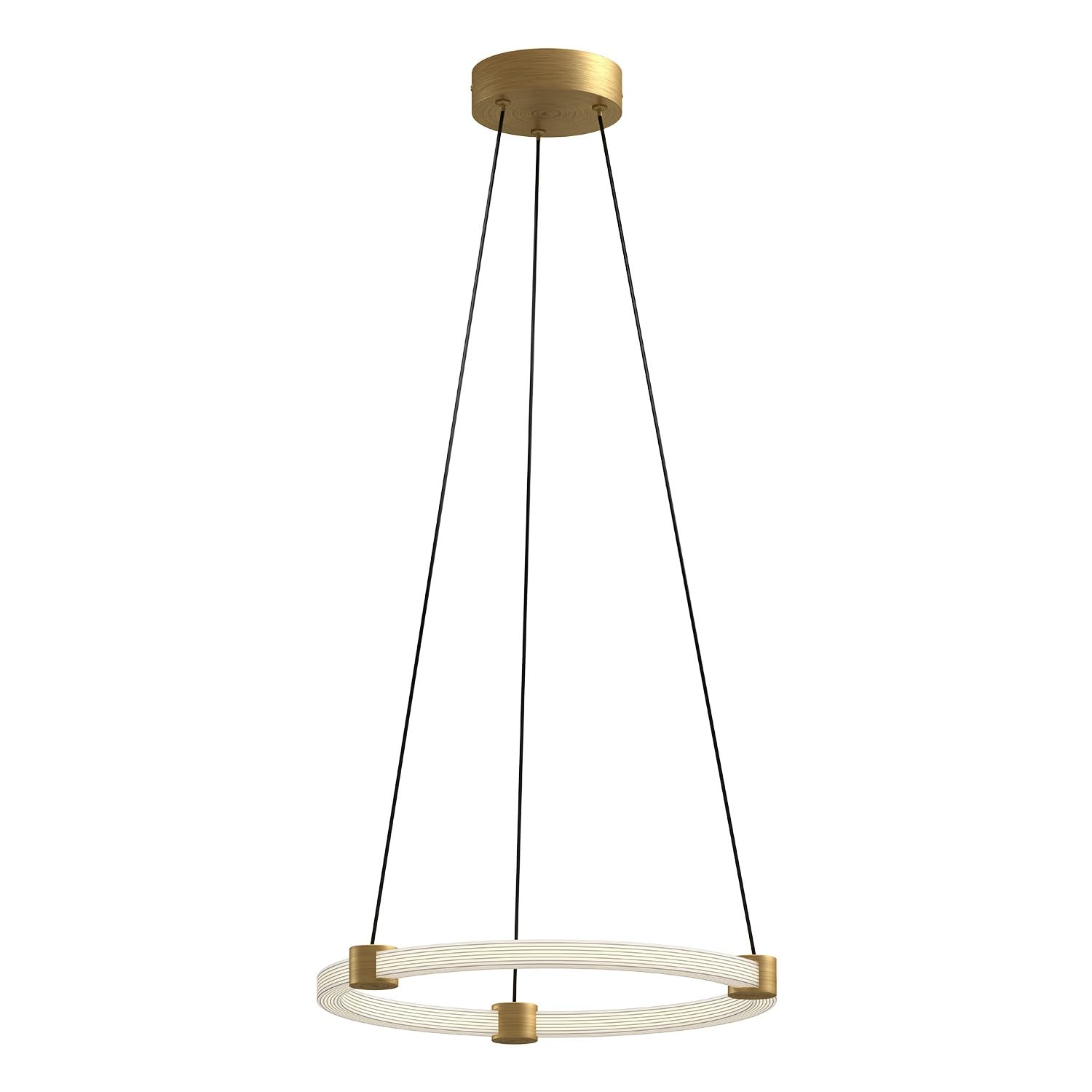 Kuzco PD24716-BG BRUNI 16" PENDANT BRUSHED GOLD 120" WIRE 120V TRIAC/ELV LED 3000K 90CRI 21W