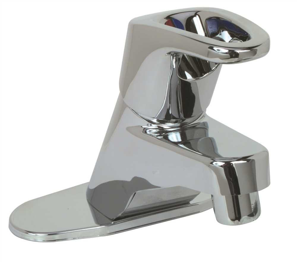 Gerber G0040500 Chrome Hardwater Single Handle Lavatory Faucet Less Drain 1....