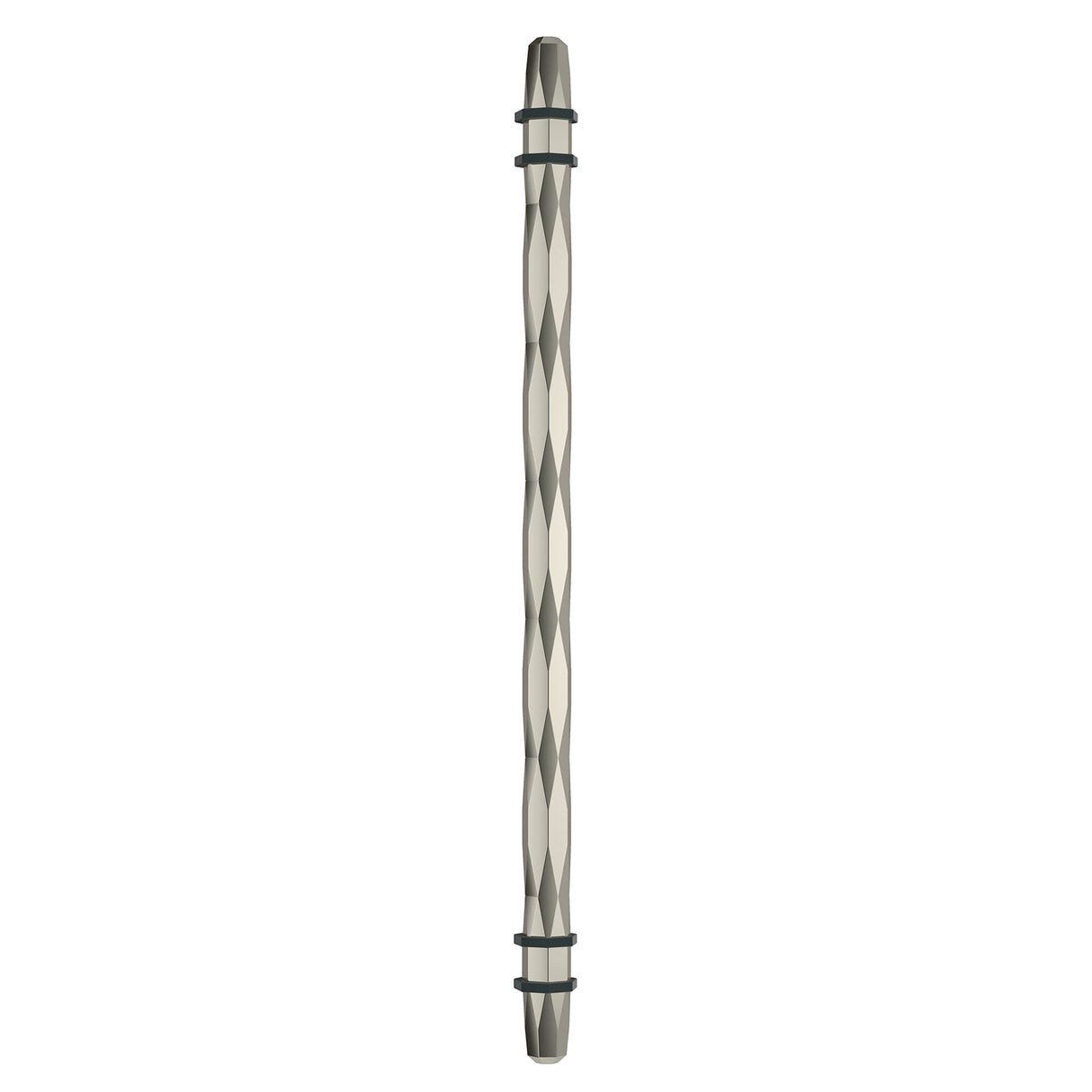 Amerock Cabinet Pull Polished Nickel/Black Bronze 10-1/16 inch (256 mm) Center-to-Center London 1 Pack Drawer Pull Drawer Handle Cabinet Hardware