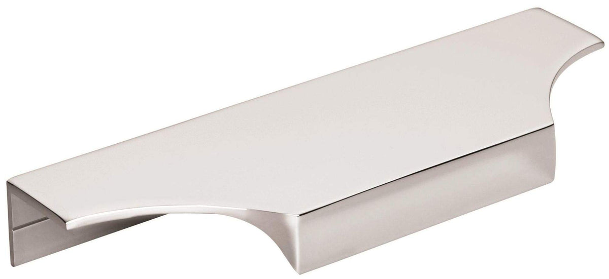 Amerock Cabinet Edge Pull Polished Chrome 4-9/16 inch (116 mm) Center to Center Extent 1 Pack Drawer Pull Drawer Handle Cabinet Hardware