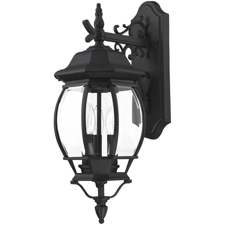 Livex Lighting 7707-14 Outdoor Wall Lantern, Black
