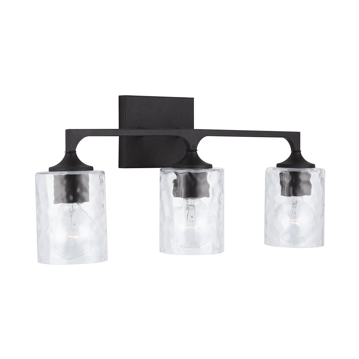 Capital Lighting 137331BI-486 Clint 3 Light Vanity Black Iron
