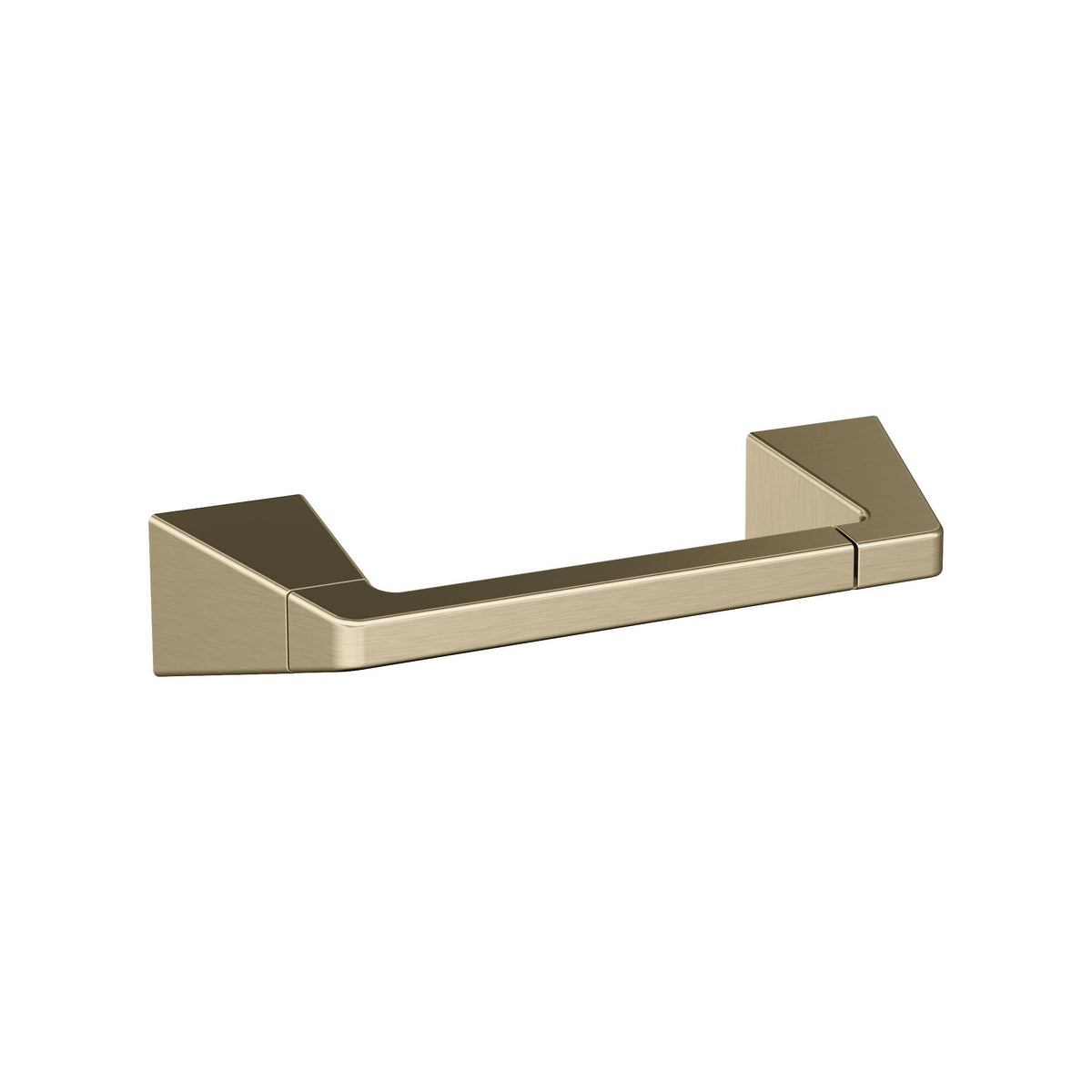 Amerock BH36001BBZ Golden Champagne Pivoting Double Post Toilet Paper Holder 9-5/16 in. (237 mm) Toilet Tissue Holder Blackrock Bath Tissue Holder Bathroom Hardware Bath Accessories