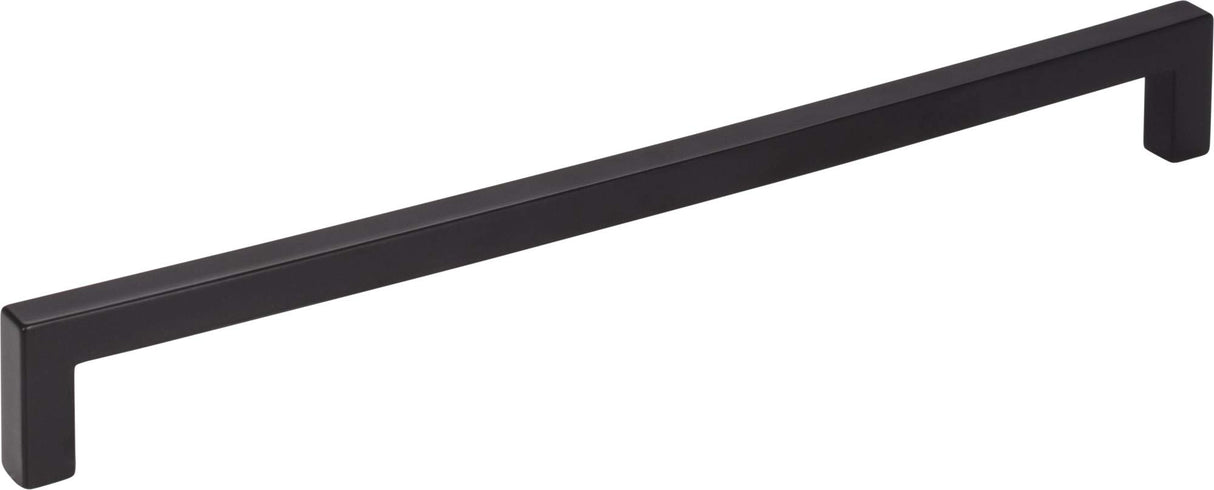 Elements 625-224MB 224 mm Center-to-Center Matte Black Square Stanton Cabinet Bar Pull