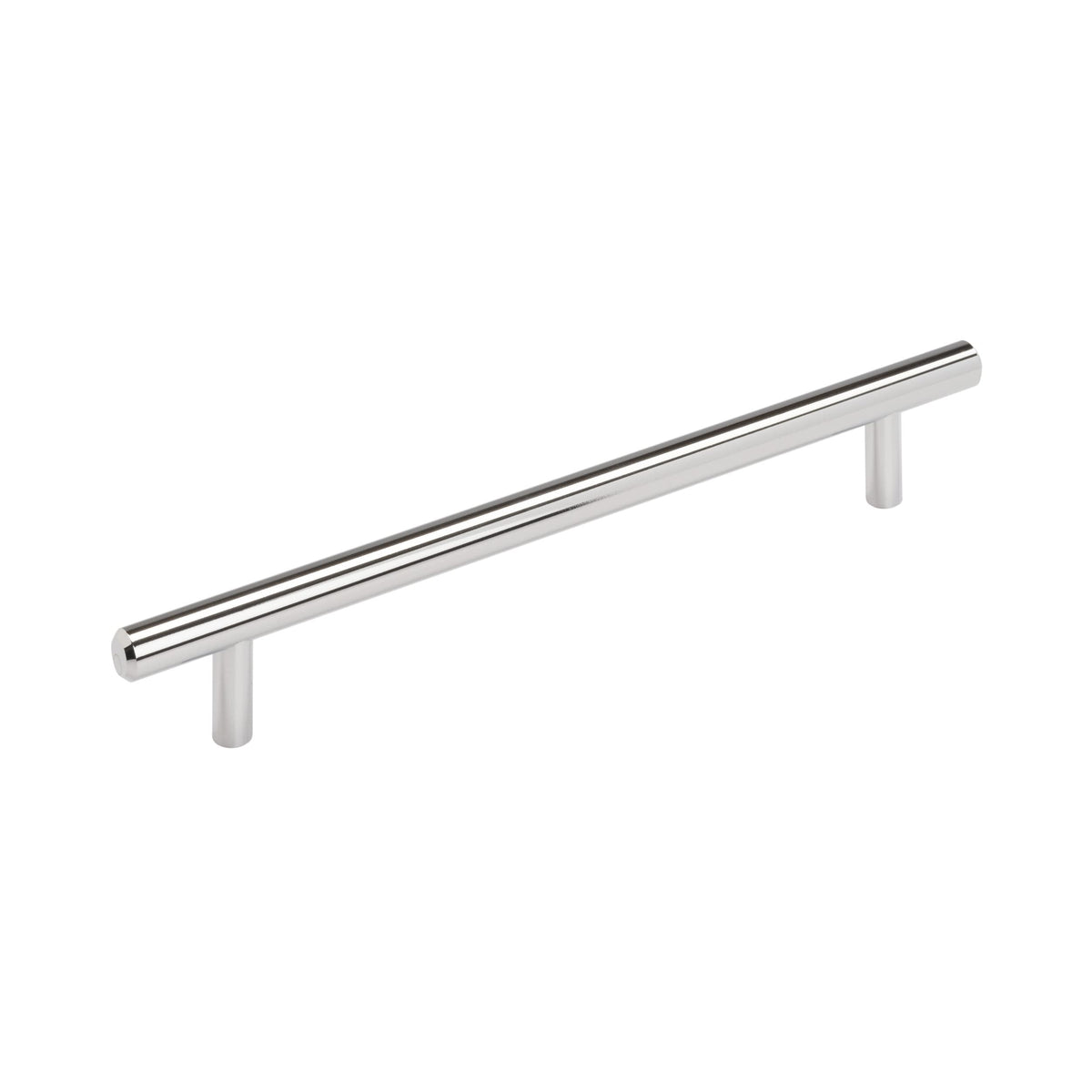 Amerock Cabinet Pull Polished Chrome 7-9/16 inch (192 mm) Center to Center Bar Pulls 1 Pack Drawer Pull Drawer Handle Cabinet Hardware