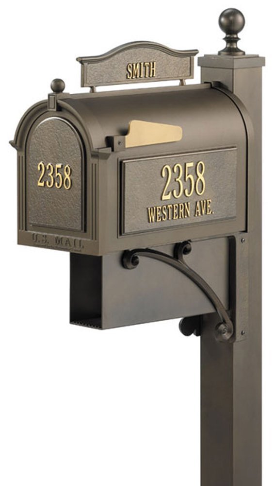 Whitehall 16303 - Ultimate Mailbox Package - Bronze