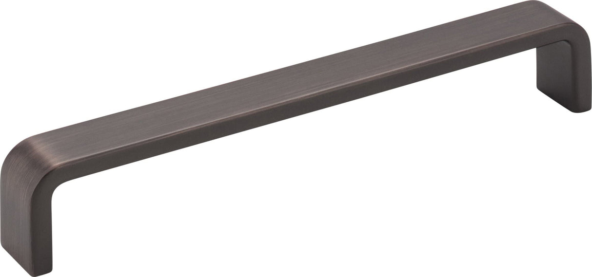 Elements 193-160BNBDL 160 mm Center-to-Center Brushed Pewter Square Asher Cabinet Pull