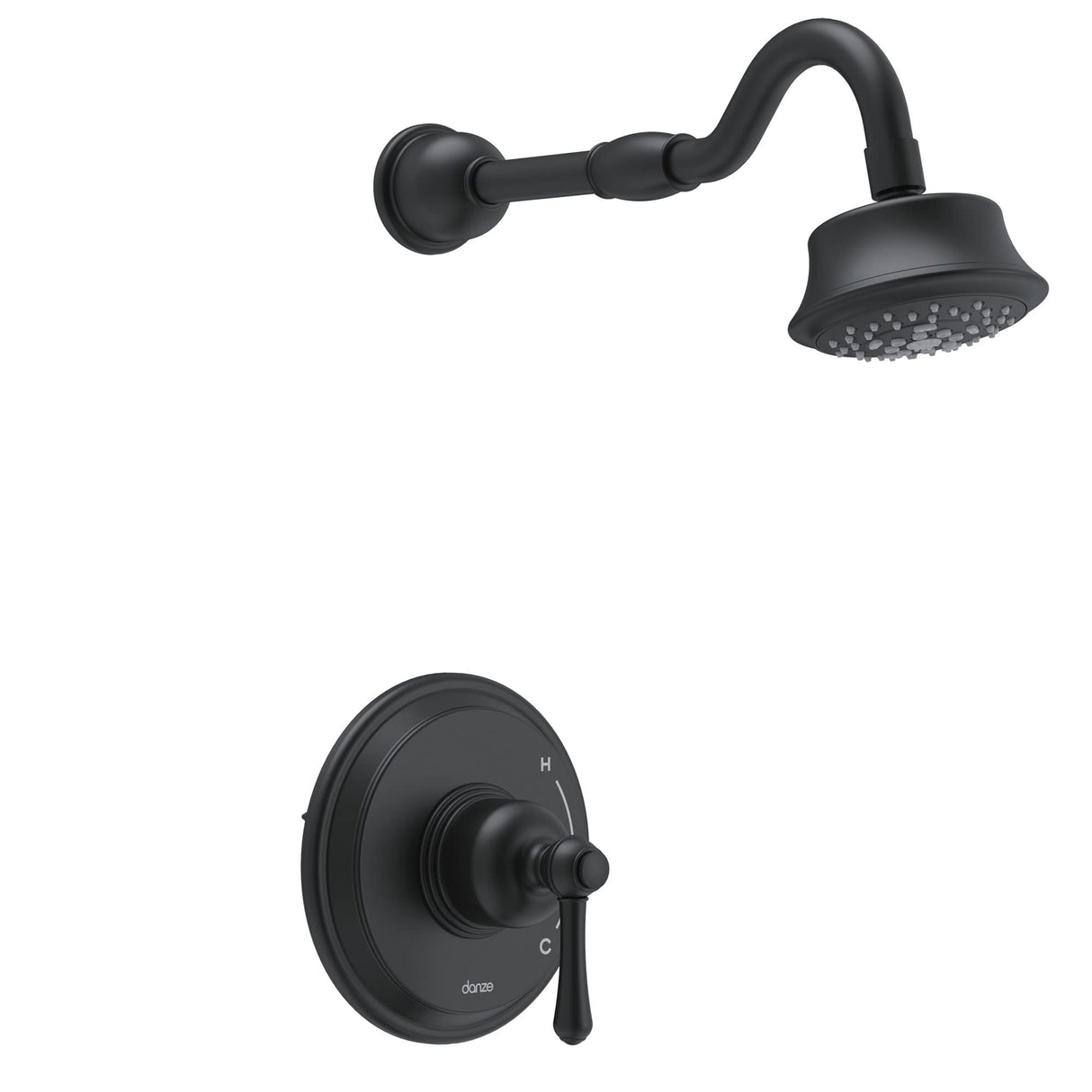Gerber D501557BSTC Satin Black Opulence Shower-only Trim Kit, 1.75GPM