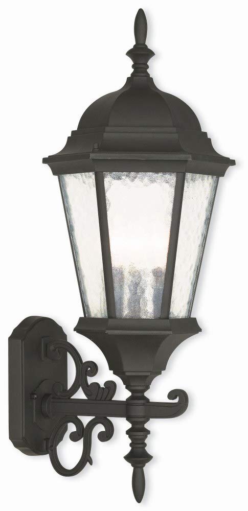 Livex Lighting 75467-14 Outdoor Wall Lantern, Textured Black