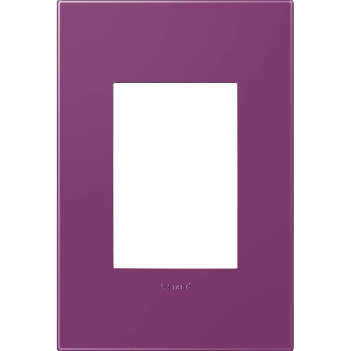 Legrand adorne Plum, 1-Gang + Wall Plate, AWP1G3PL4