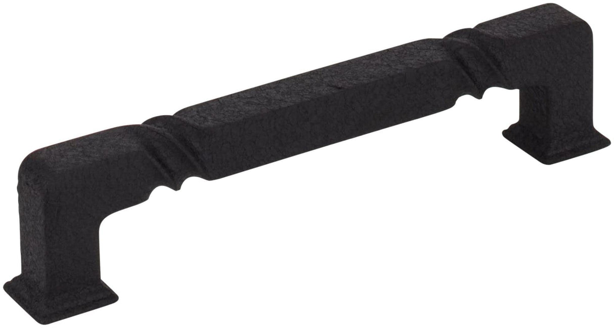 Jeffrey Alexander 602-128BLK 128 mm Center-to-Center Matte Black Rustic Twist Tahoe Cabinet Pull