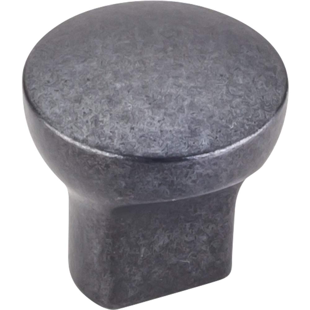 Elements 239DACM 1" Diameter Gun Metal Round Brenton Cabinet Knob