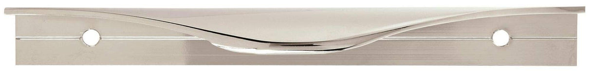 Amerock Cabinet Edge Pull Satin Nickel 4-3/16 inch (106 mm) Center to Center Aloft 1 Pack Drawer Pull Drawer Handle Cabinet Hardware