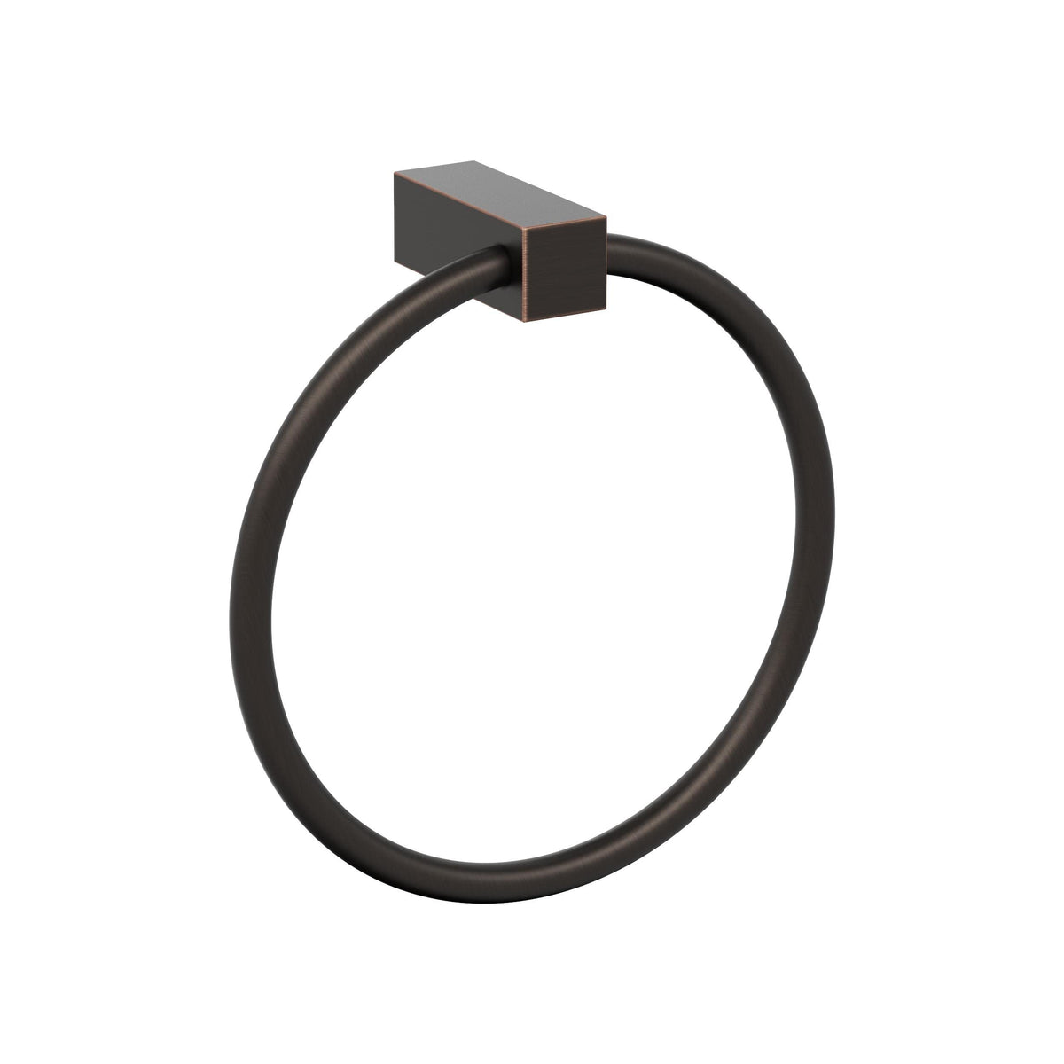 Amerock BH36082ORB Oil Rubbed Bronze Towel Bar 6-1/2 in (165 mm) Length Towel Holder Monument Hand Towel Holder for Bathroom Wall Small Kitchen Towel Holder Bath Accessories