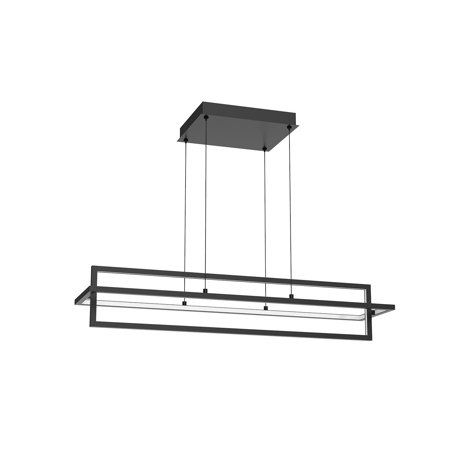 Kuzco LP16236-BK MONDRIAN 36" LINEAR PENDANT BLACK 57W 120VAC WITH LED DRIVER 3000K 90CRI