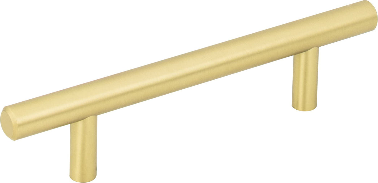 Elements 136BG 3" Center-to-Center Brushed Gold Naples Cabinet Bar Pull