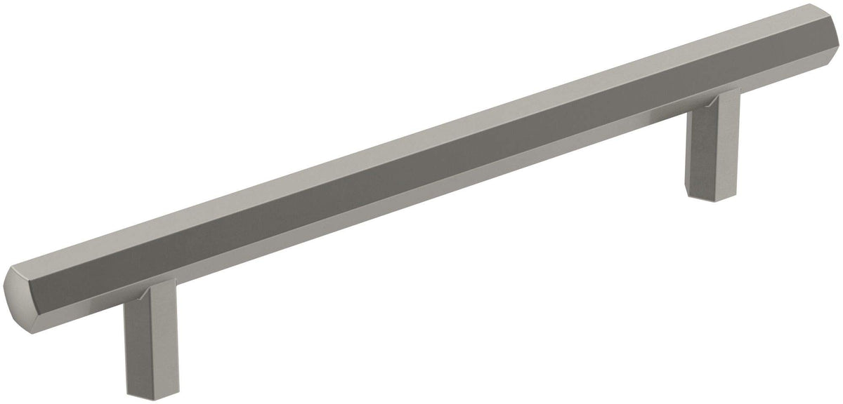 Amerock Cabinet Pull Satin Nickel 5-1/16 inch (128 mm) Center-to-Center Caliber 1 Pack Drawer Pull Cabinet Handle Cabinet Hardware