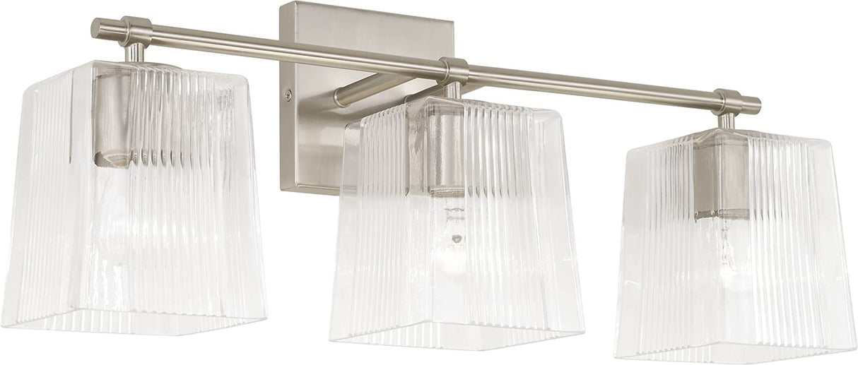 Capital Lighting 141731BN-508 Lexi 3 Light Vanity Brushed Nickel