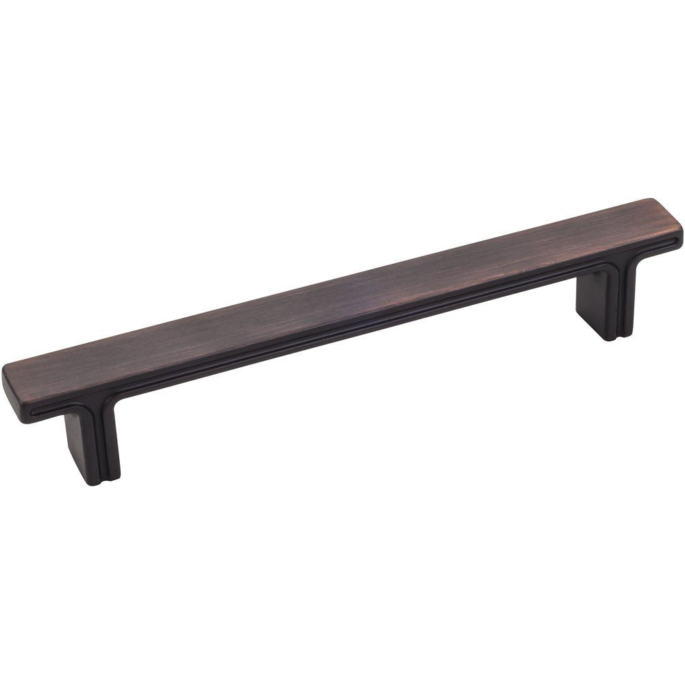 Jeffrey Alexander 867-128DBAC 128 mm Center-to-Center Brushed Oil Rubbed Bronze Square Anwick Cabinet Pull