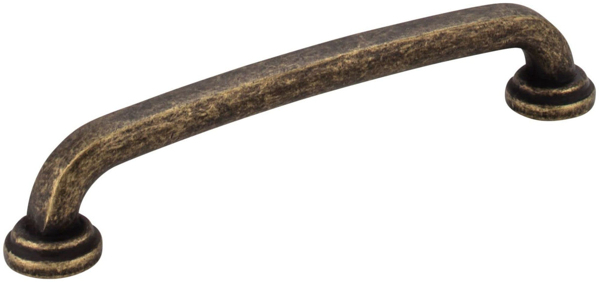 Jeffrey Alexander 527-128ABM-D 128 mm Center-to-Center Distressed Antique Brass Bremen 1 Cabinet Pull