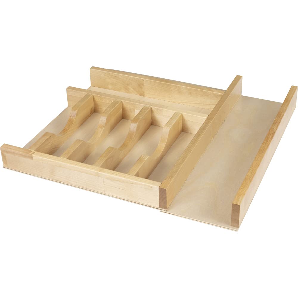 Hardware Resources DO21A-B24 21" Adjustable Drop-In Cutlery Drawer Insert