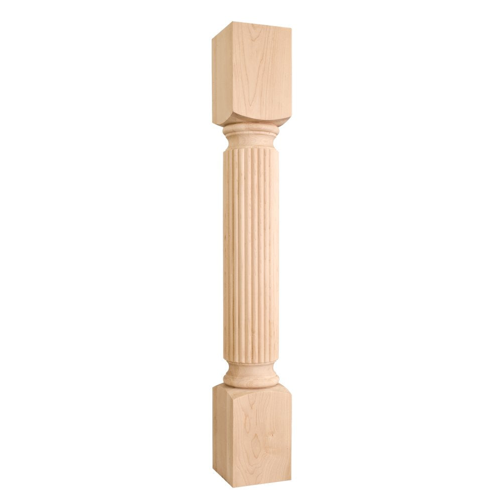 Hardware Resources P20CH 5" W x 5" D x 35-1/2" H Cherry Reed Post