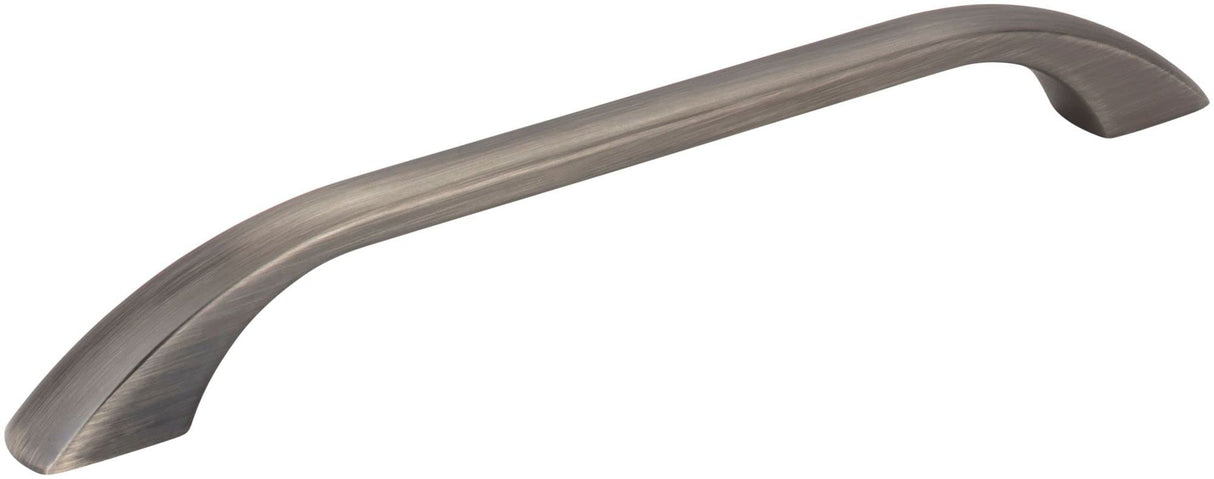 Jeffrey Alexander 4192BNBDL 192 mm Center-to-Center Brushed Pewter Square Sonoma Cabinet Pull