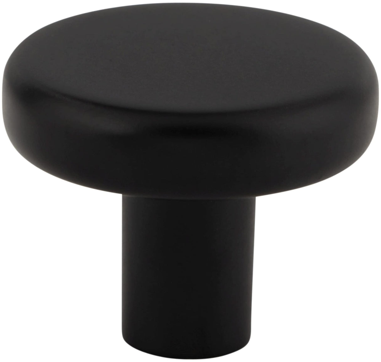 Elements 105MB 1-1/4" Diameter Matte Black Gibson Cabinet Knob