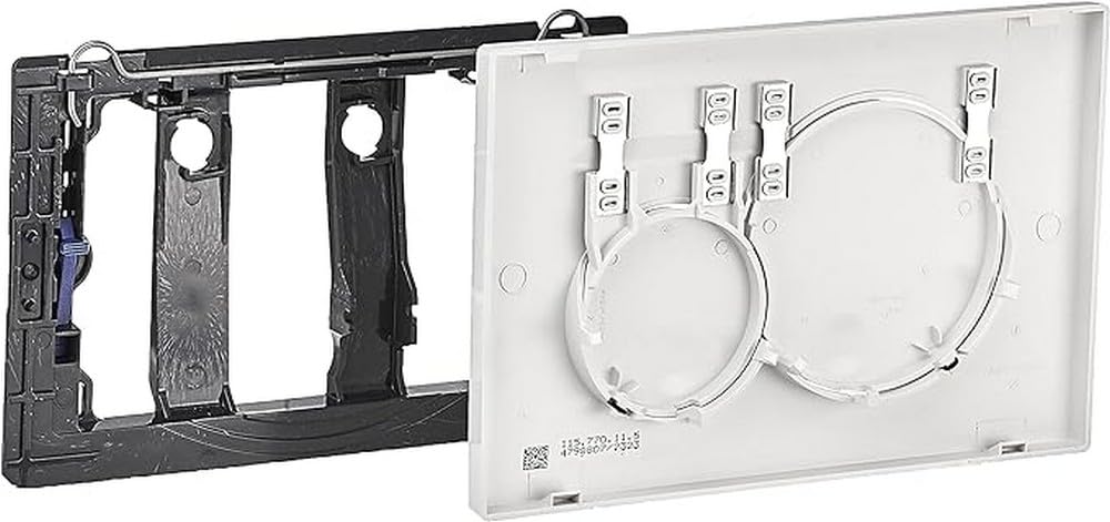 Geberit 115.770.11.5 Actuator Plate, 11.610"L x 6.890"W x 1.770&Quoth, Alpine White