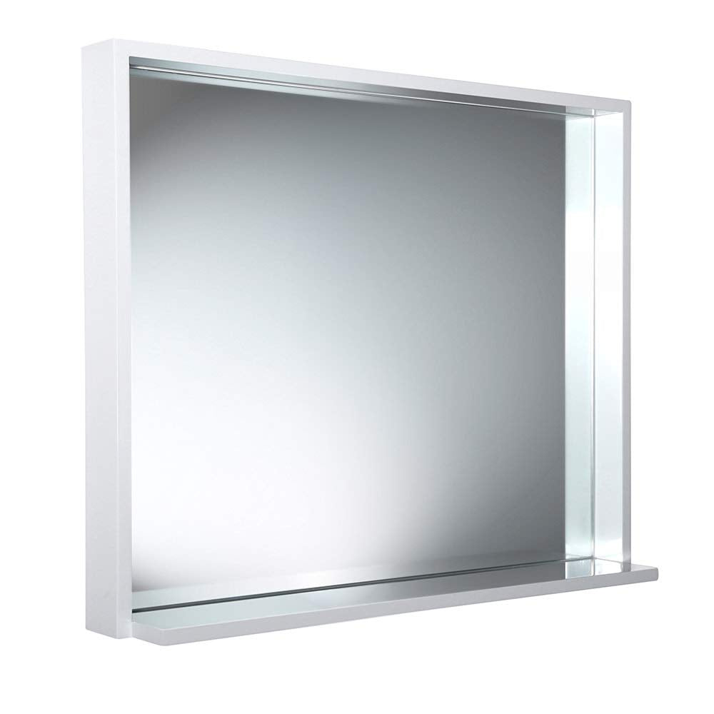 Fresca FMR8136WH Fresca Allier 36" white Mirror with Shelf