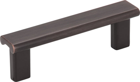 Elements 183-3SN 3" Center-to-Center Satin Nickel Square Park Cabinet Pull