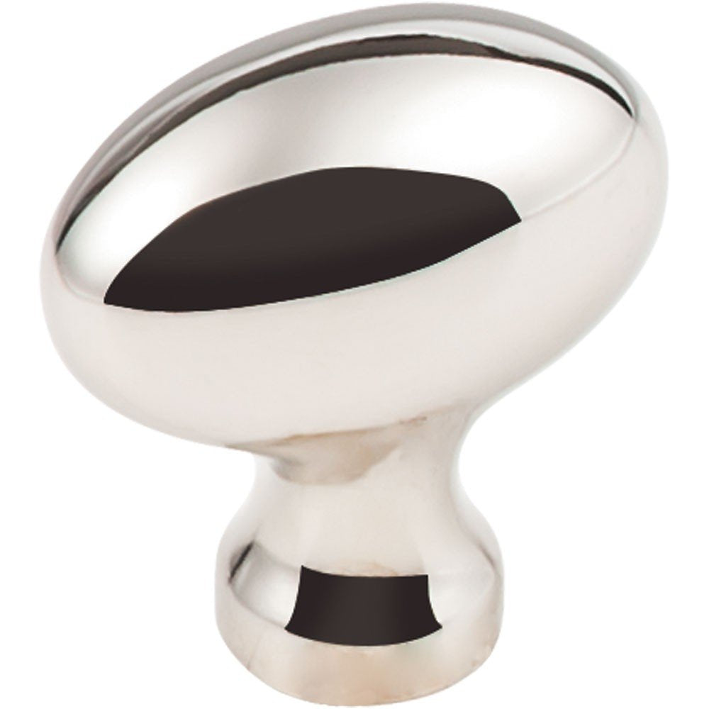 Jeffrey Alexander 3991NI 1-9/16" Overall Length Polished Nickel Football Lyon Cabinet Knob