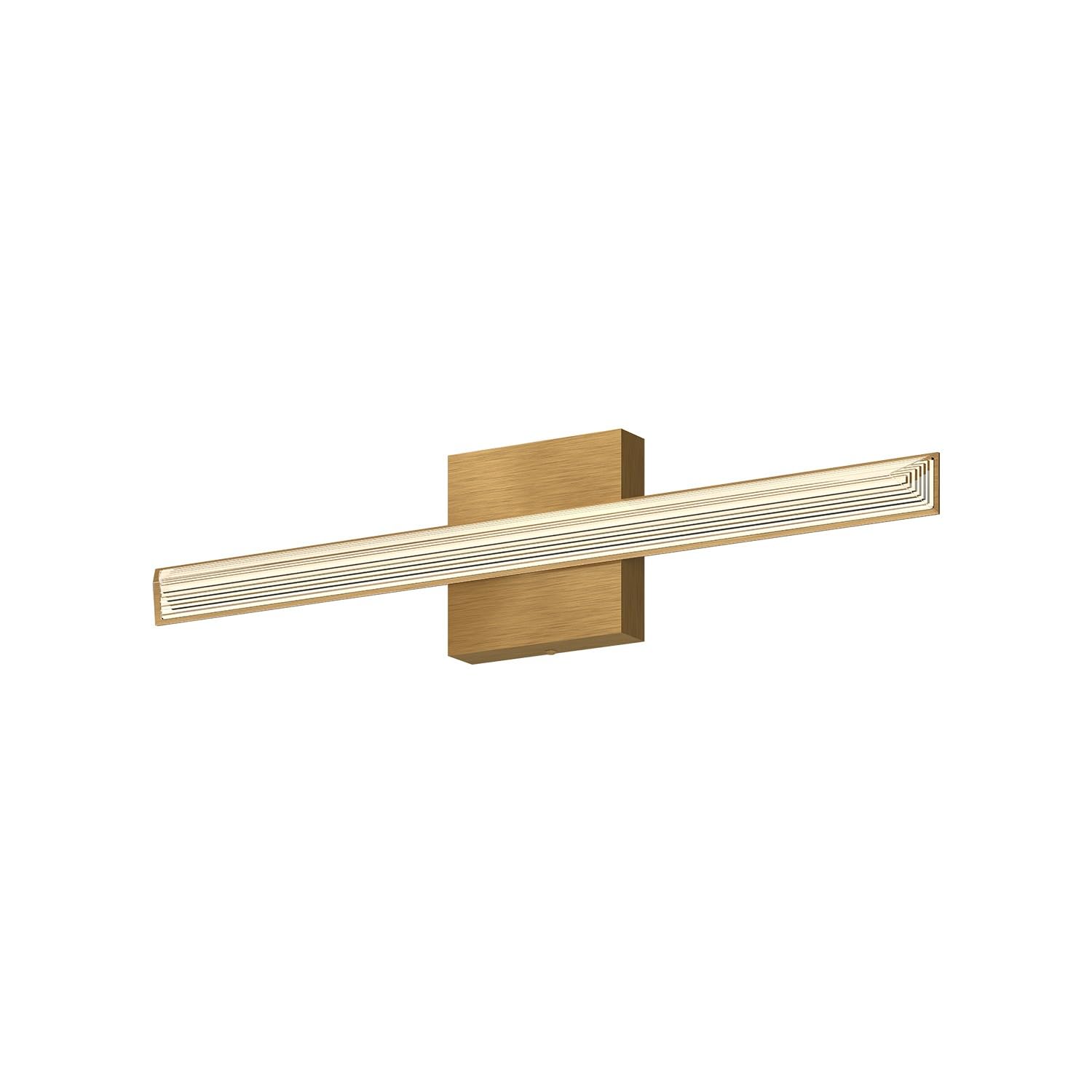 Kuzco VL27523-BG SAPHIR 23" VANITY BRUSHED GOLD 120V TRIAC/ELV LED 3000K 90CRI 22W