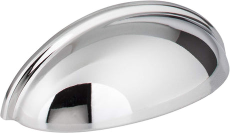 Elements 2981PC-R 3" Center-to-Center Polished Chrome Florence Retail Packaged Cabinet Cup Pull