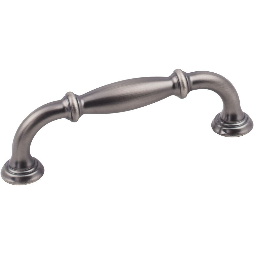 Jeffrey Alexander 658-96BNBDL 96 mm Center-to-Center Brushed Pewter Tiffany Cabinet Pull