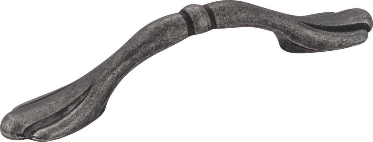 Elements 516ASM 3" Center-to-Center Distressed Antique Silver Arcadia Cabinet Pull