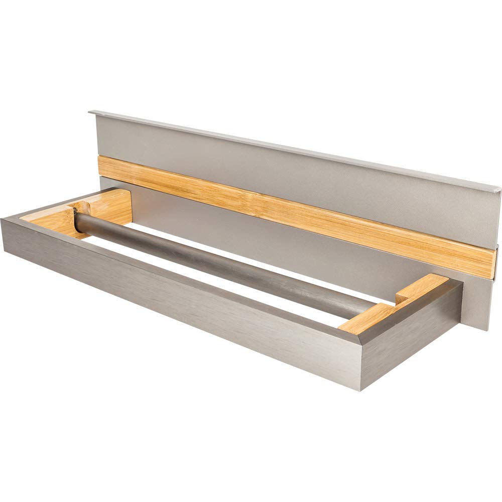 Hardware Resources SRSS950-BAM Hanging Paper Towel/Plastic Wrap Holder for Smart Rail Storage Solution