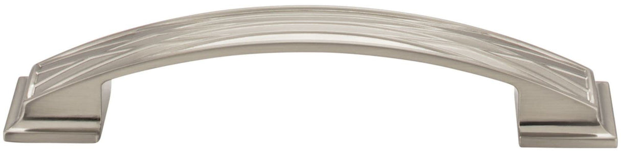 Jeffrey Alexander 535-128BNBDL 128 mm Center-to-Center Brushed Pewter Square Geometric Pattern Aberdeen Cabinet Pull