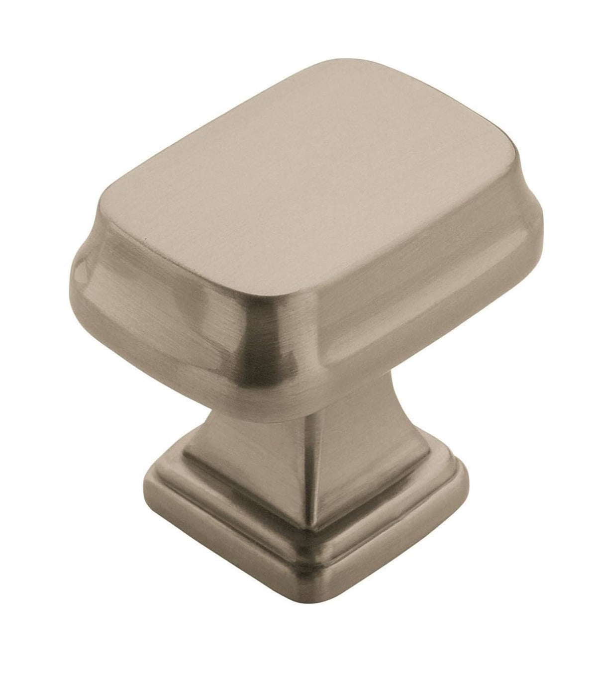 Amerock Cabinet Knob Satin Nickel 1-1/4 inch (32 mm) Length Revitalize 1 Pack Drawer Knob Cabinet Hardware