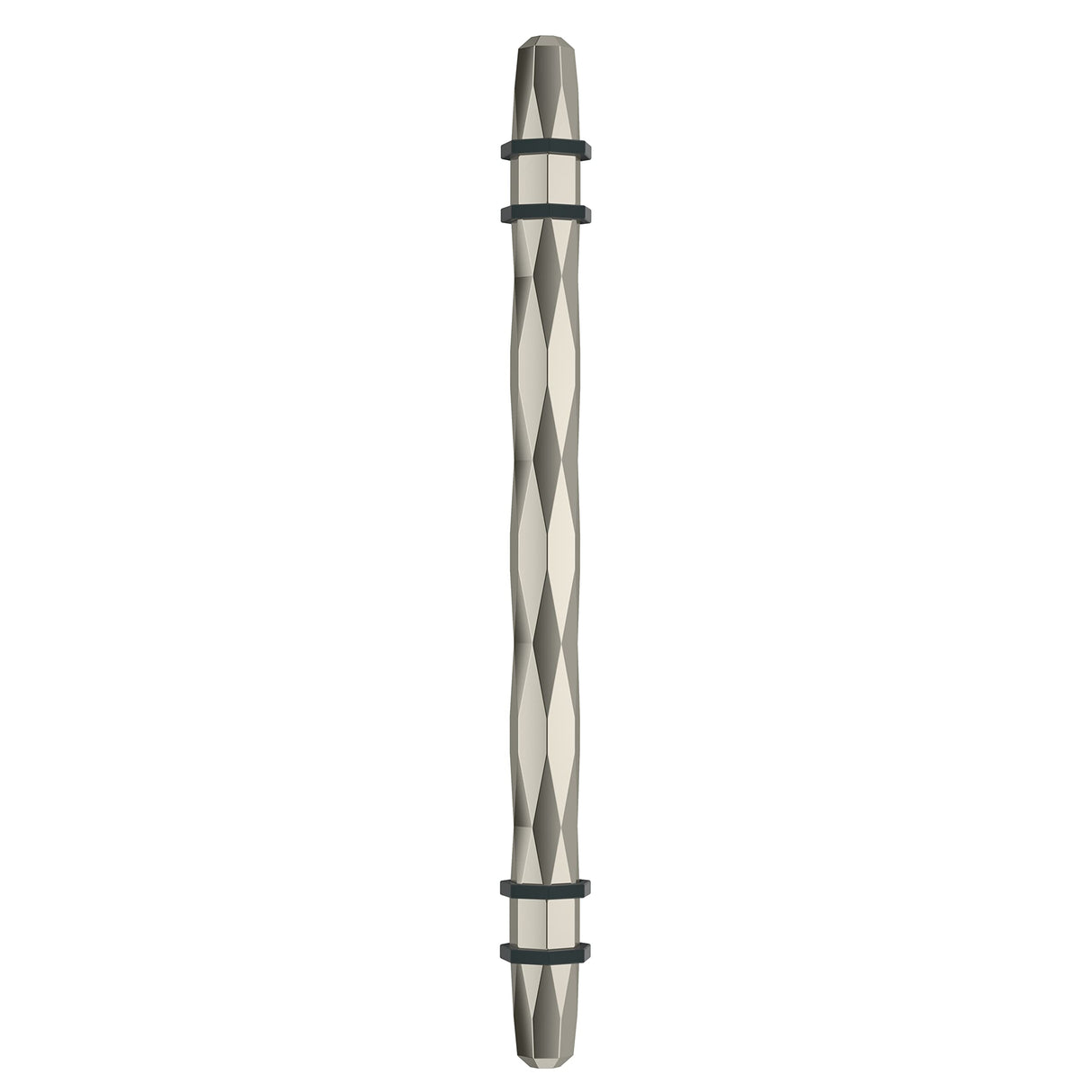 Amerock Cabinet Pull Polished Nickel/Black Bronze 6-5/16 inch (160 mm) Center-to-Center London 1 Pack Drawer Pull Drawer Handle Cabinet Hardware